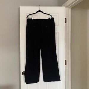 LOFT women's wide leg pants trousers black size 12